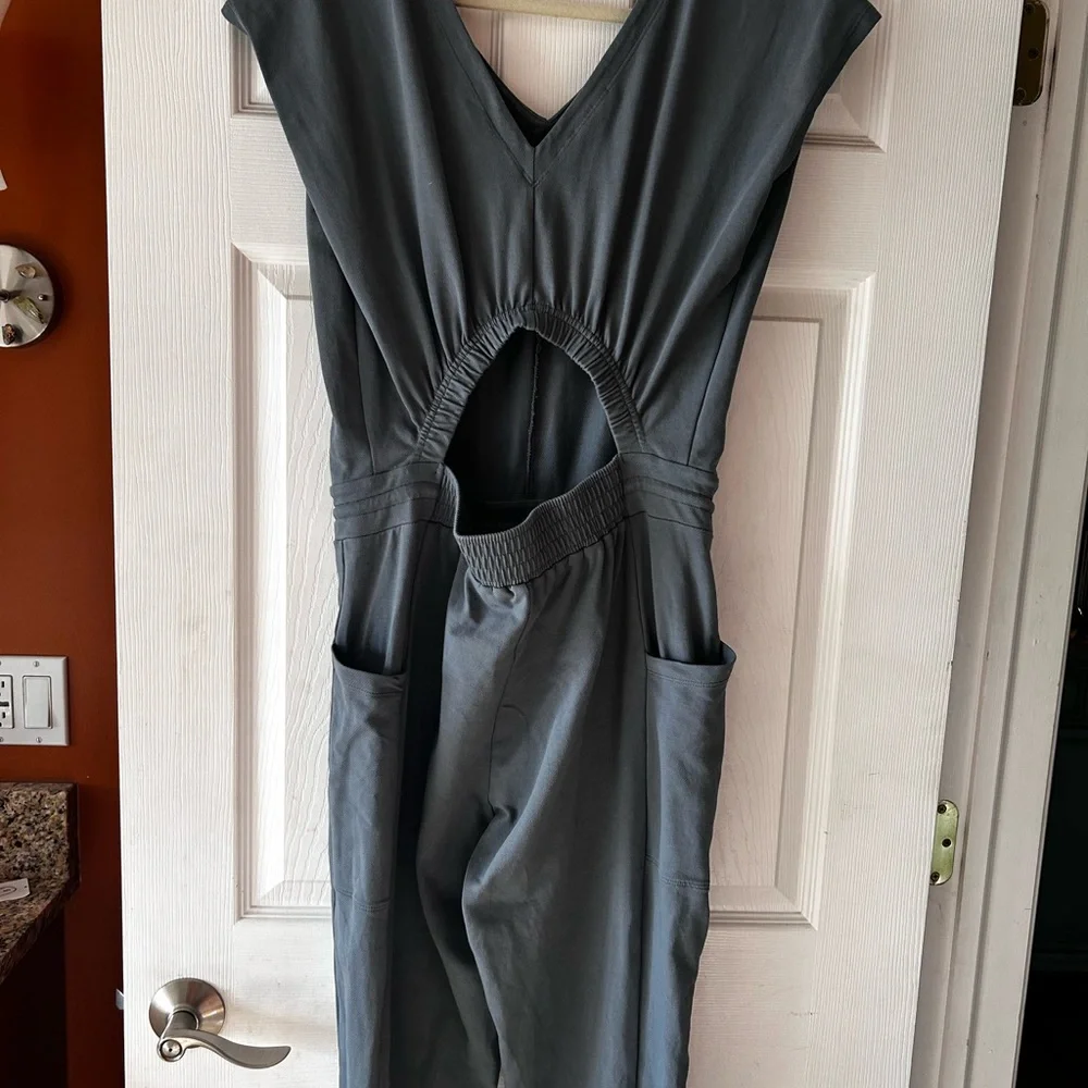 Patagonia Plume Gray Jumpsuit - Picture 2 of 5